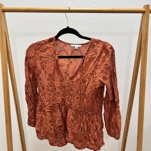 American Eagle Terracotta Blouse